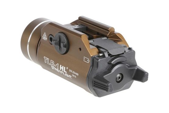 The Streamlight TLR-1 HL Tactical light is designed for 1913 picatinny rails